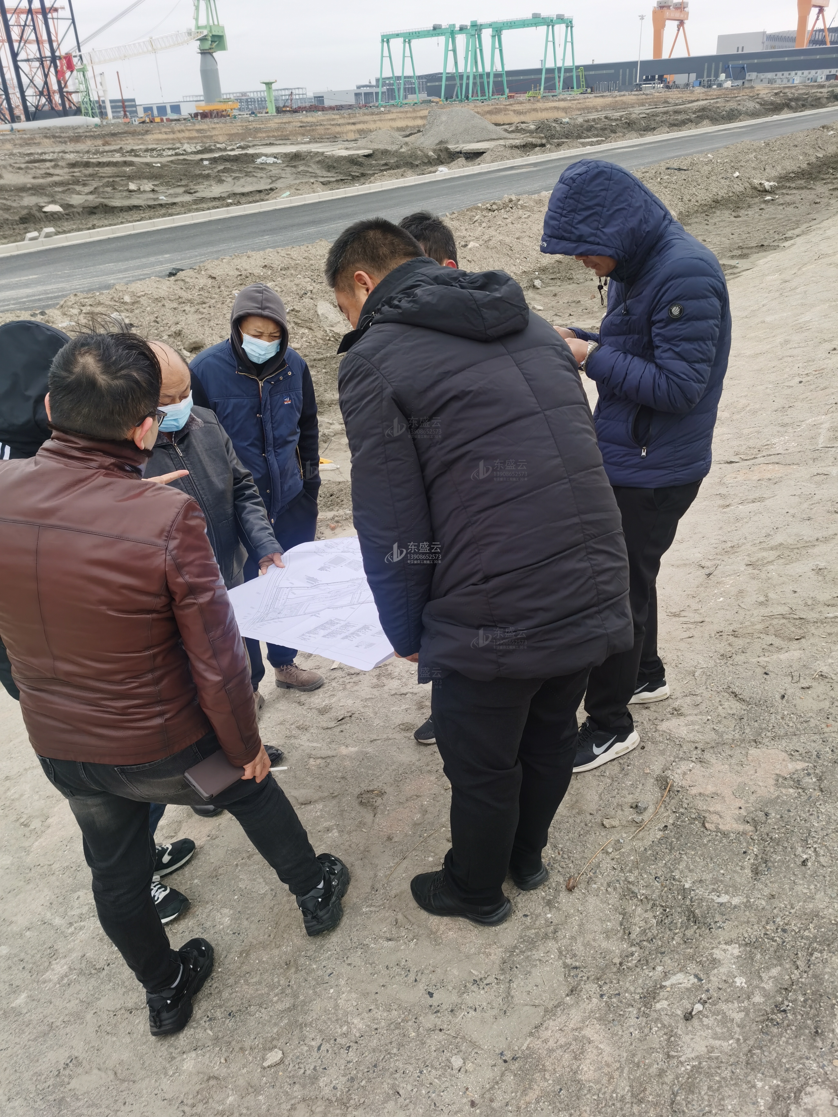 江西大盾構機基地平整強夯項目由東盛云承建。